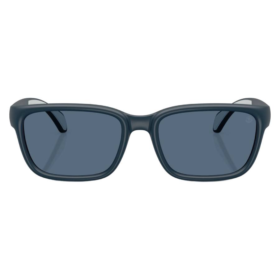 Moncler Unisex Sunglass Slicka - Frame color: Matte Blue, Lens color: Dark Blue