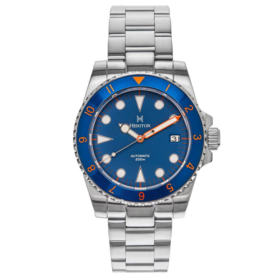 Heritor Luciano Automatic Blue Dial Mens Watch HERHS1502 125$
