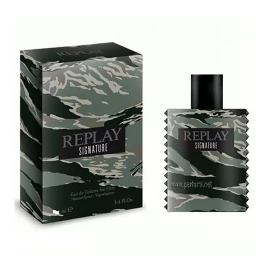 Replay Mens Signature EDT Spray 3.4 oz Fragrances 8011889500170