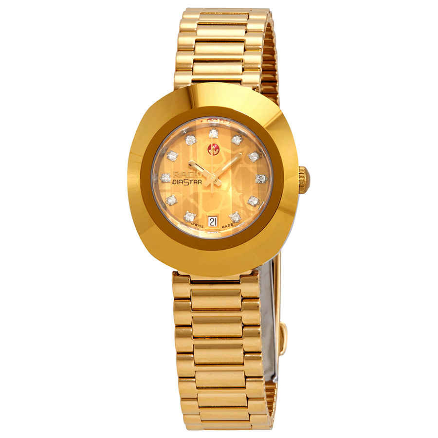 rado automatic gold watch