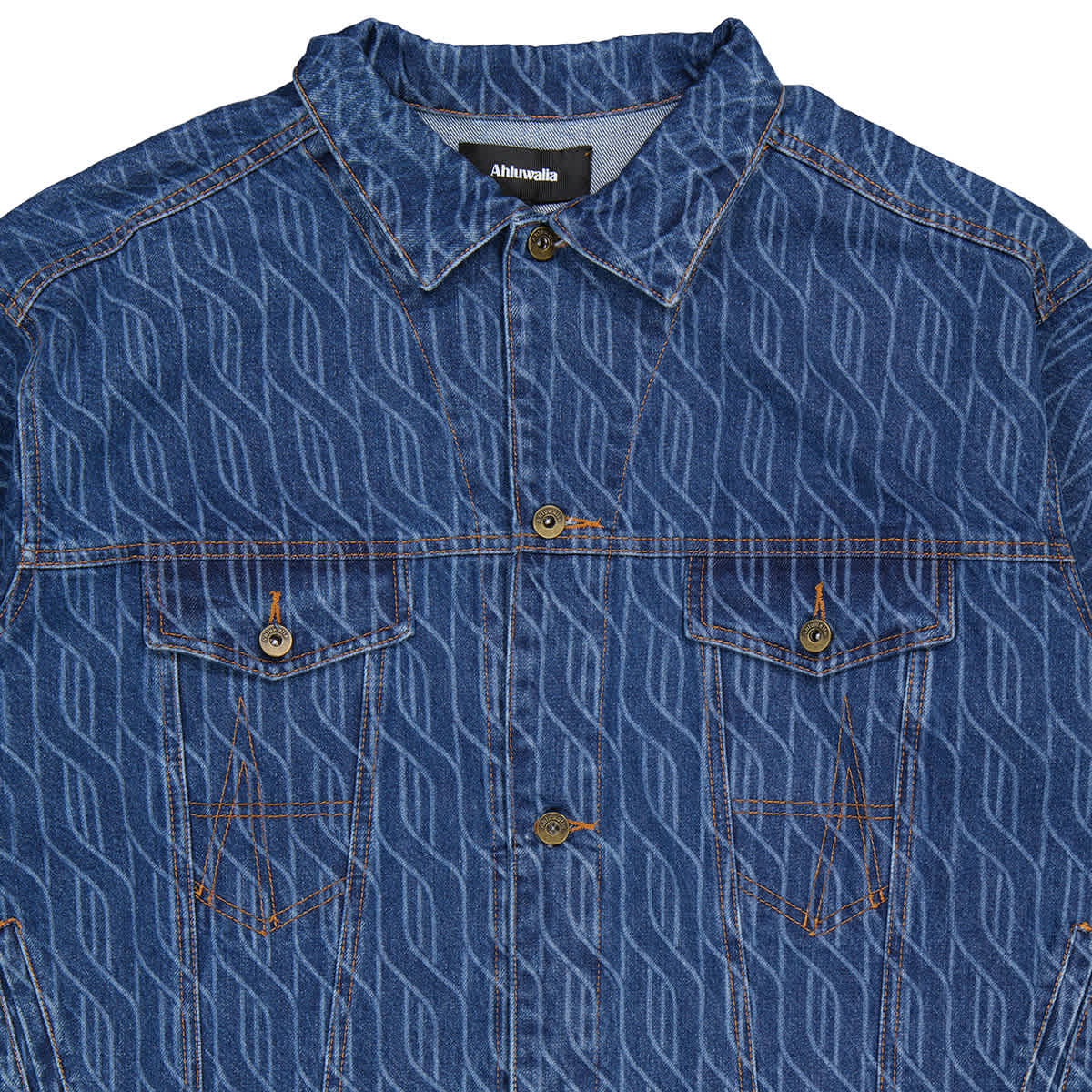 Signature printed denim jacket - Ahluwalia - Men