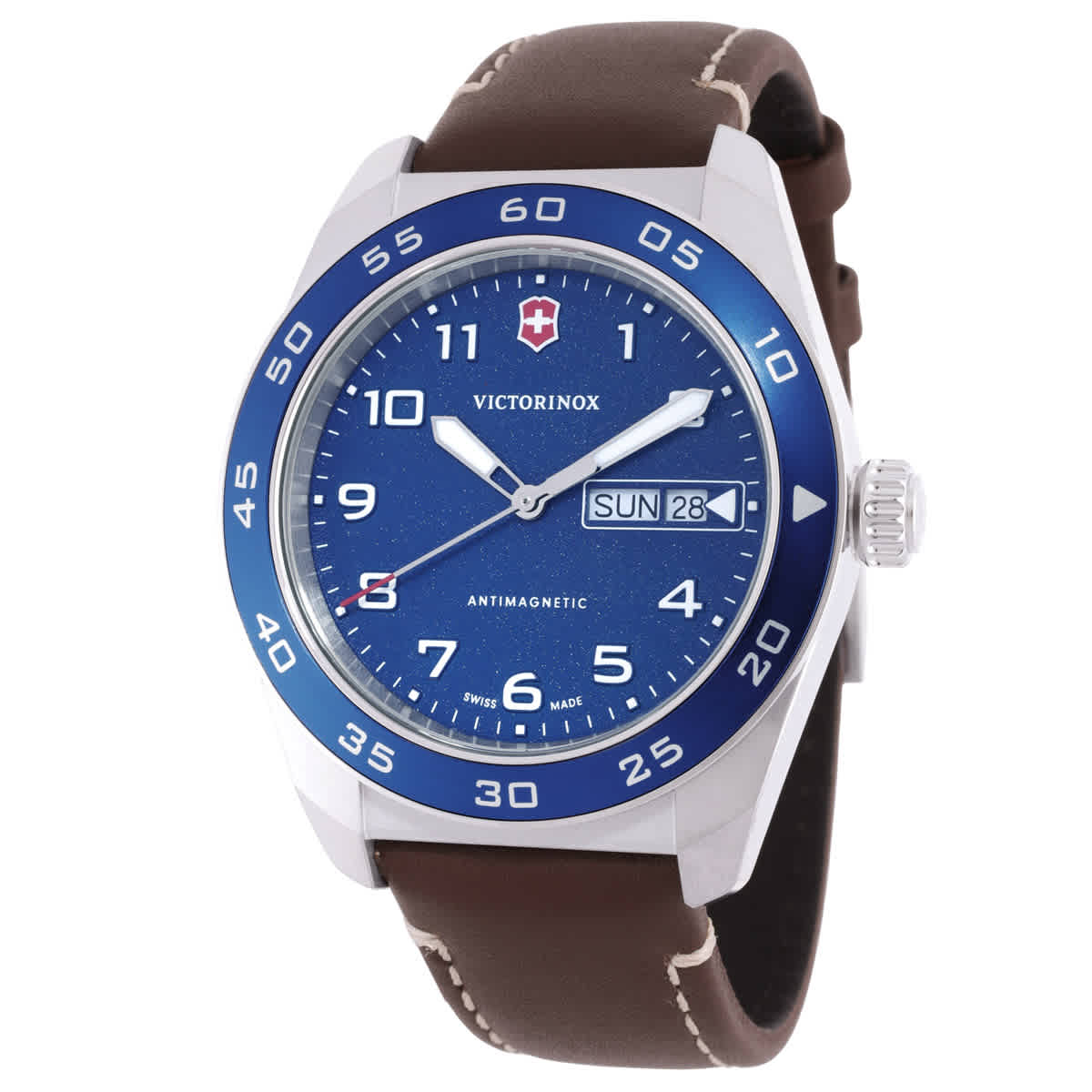 Victorinox Swiss Army Quartz Blue Dial Mens Watch 242040 385$