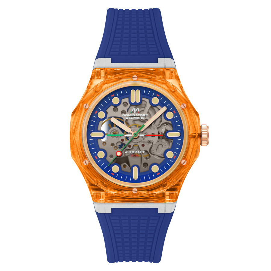 Dominatore Del Mare Ravello Automatic Blue Dial Mens Watch DD-8029-05