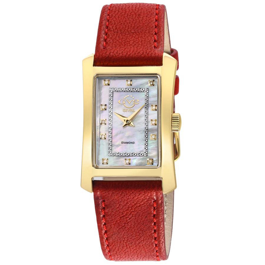 GV2 by Gevril Luino Diamond Mother of Pearl Dial Ladies Watch 14602 501$