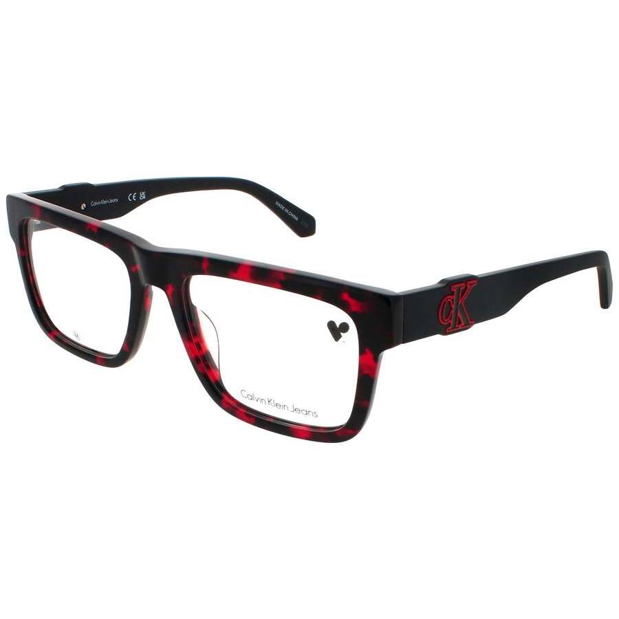 Calvin Klein Unisex Orange Square Eyeglass Frames CKJ-CKJ23647-239-54 34$