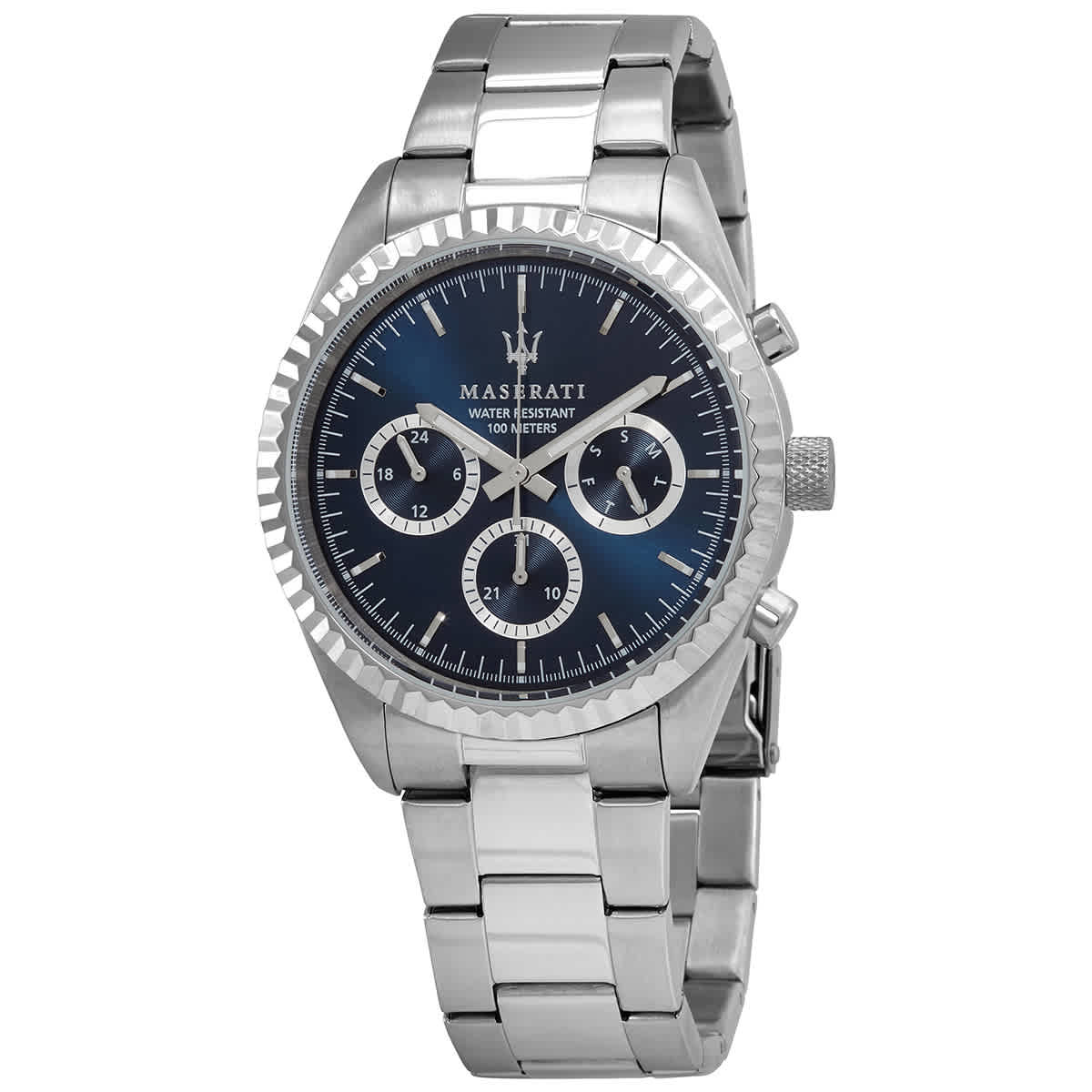 Maserati Competizione Chronograph Quartz Blue Dial Mens Watch R8853100022 149$