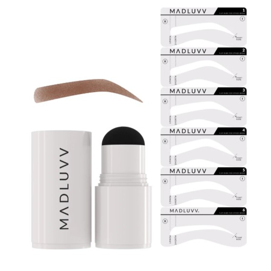 Madluvv Ladies Brow Stamp Kit 1 oz Auburn Gift Set Makeup 850039252263 40$