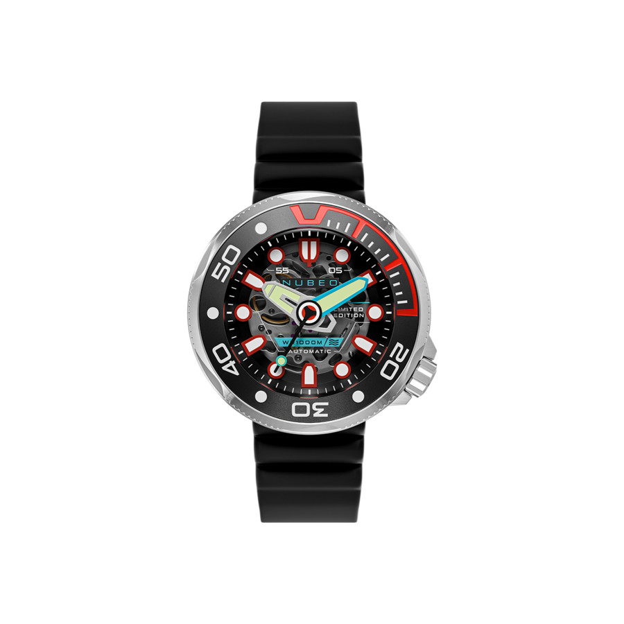 Nubeo Ventana Black Dial Mens Watch NB-6113-08 309$