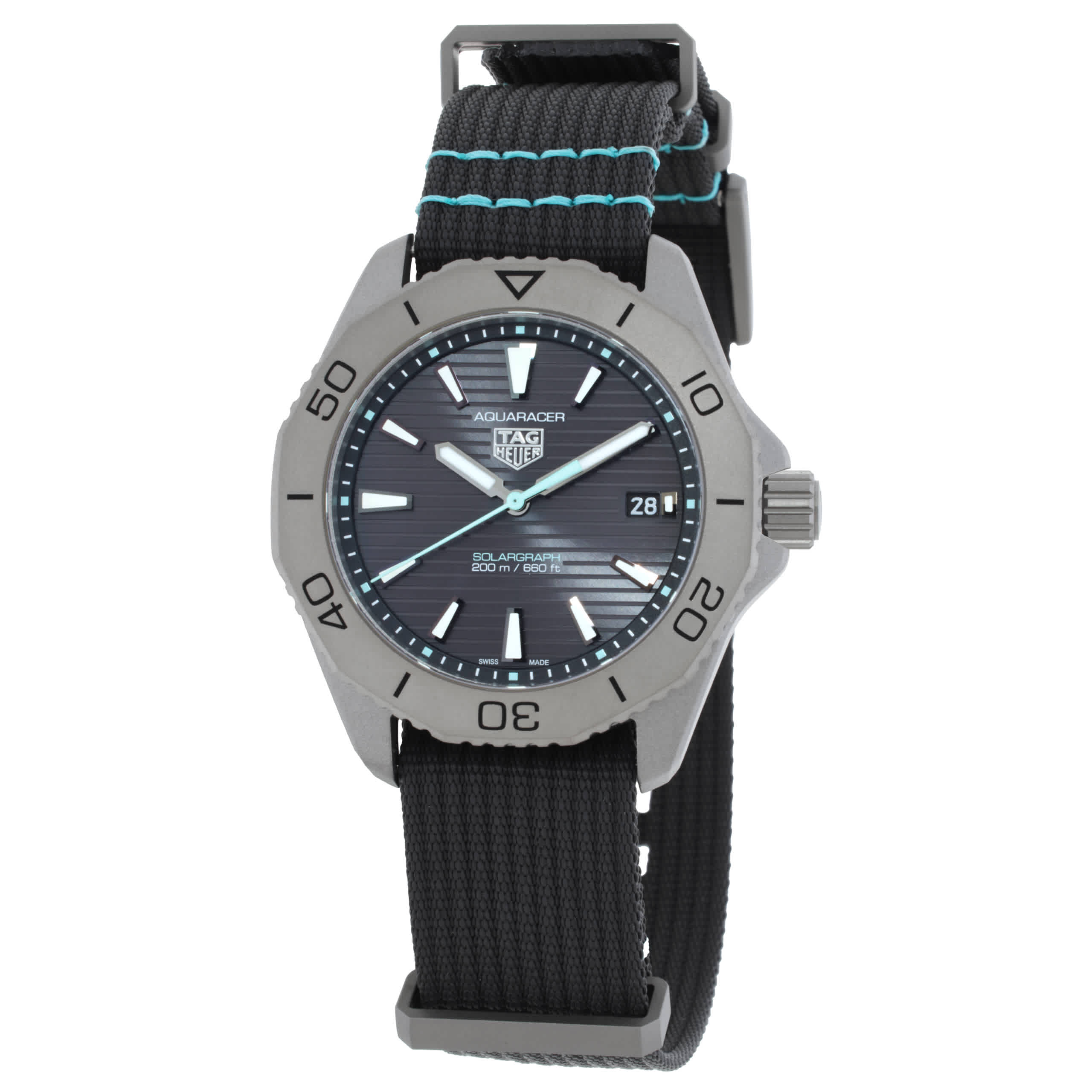 Tag Heuer Aquaracer Solar Quartz Black Dial Mens Watch WBP1180FN8027 2885$