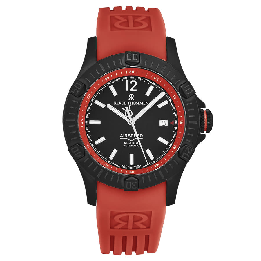 Revue Thommen Air speed Automatic Black Dial Mens Watch 160704676 750$