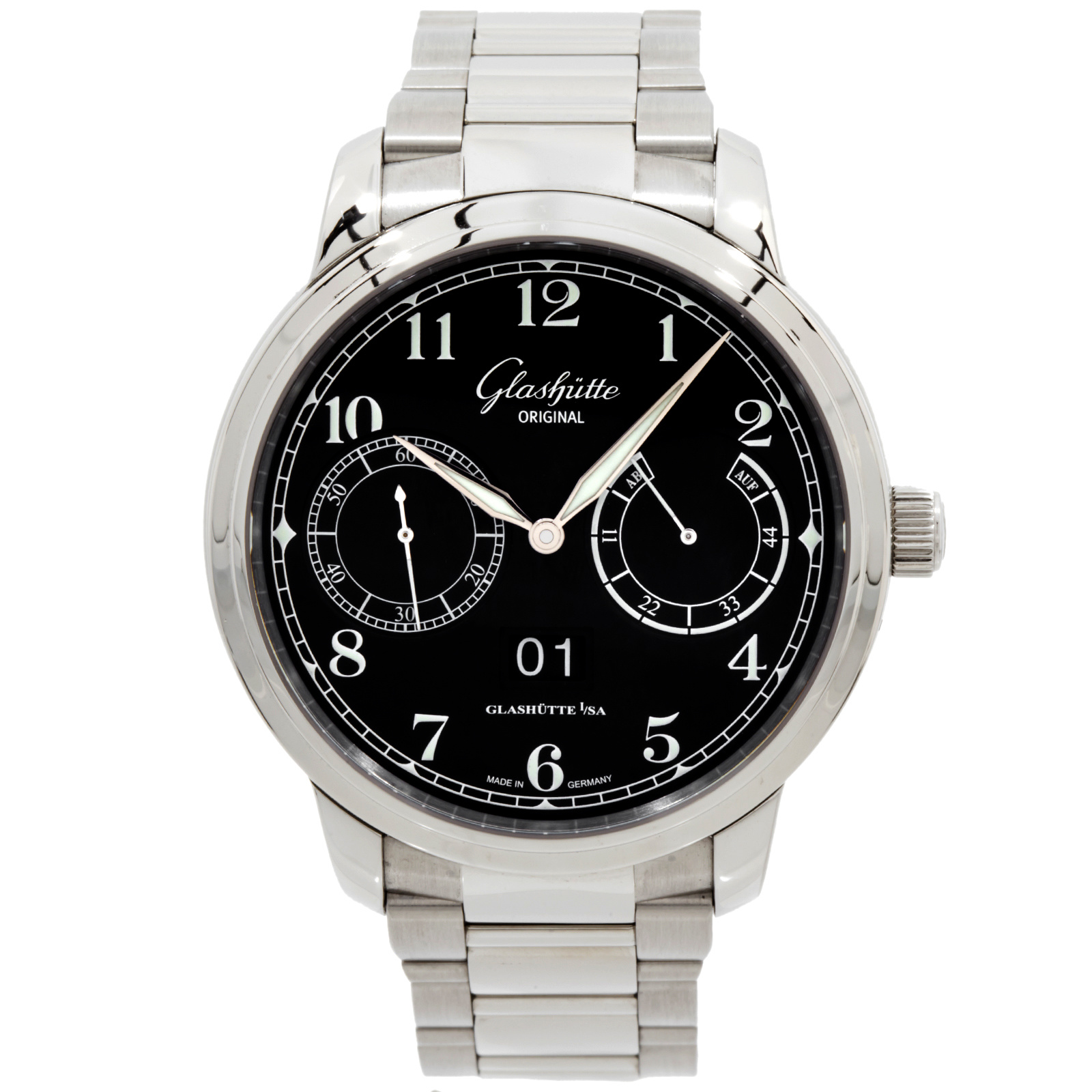 Glashutte Senator Observer Automatic Mens Watch 100-14-07-02-70 9040$