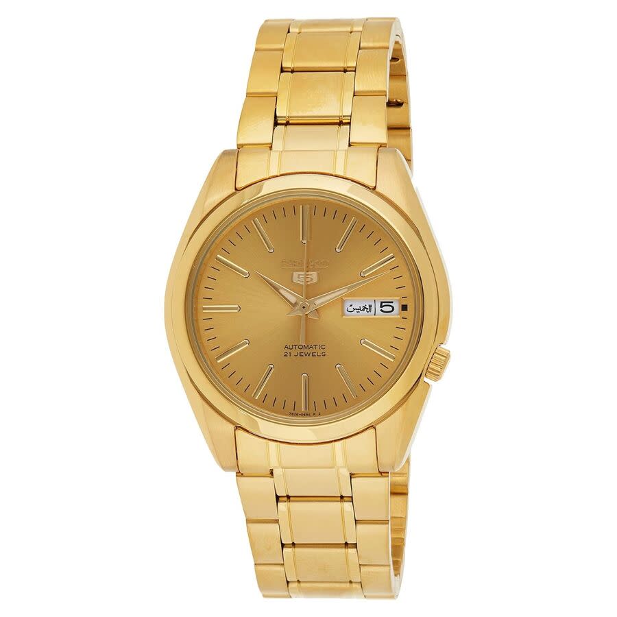 Seiko Classic Automatic Gold Dial Mens Watch SNKL48K1 256$