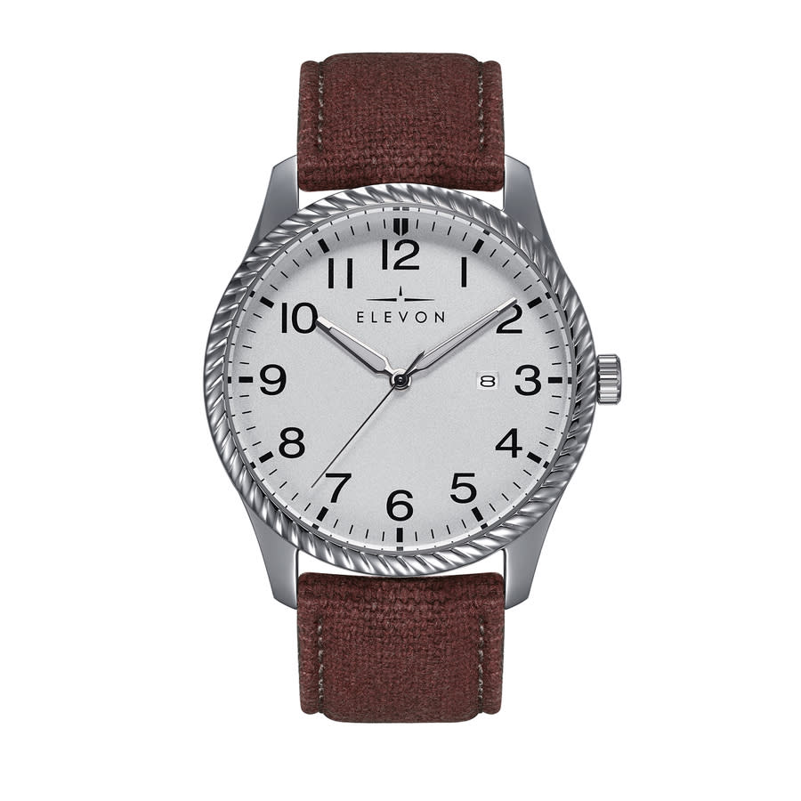 Elevon Crosswind Silver-tone Dial Mens Watch ELE128-1