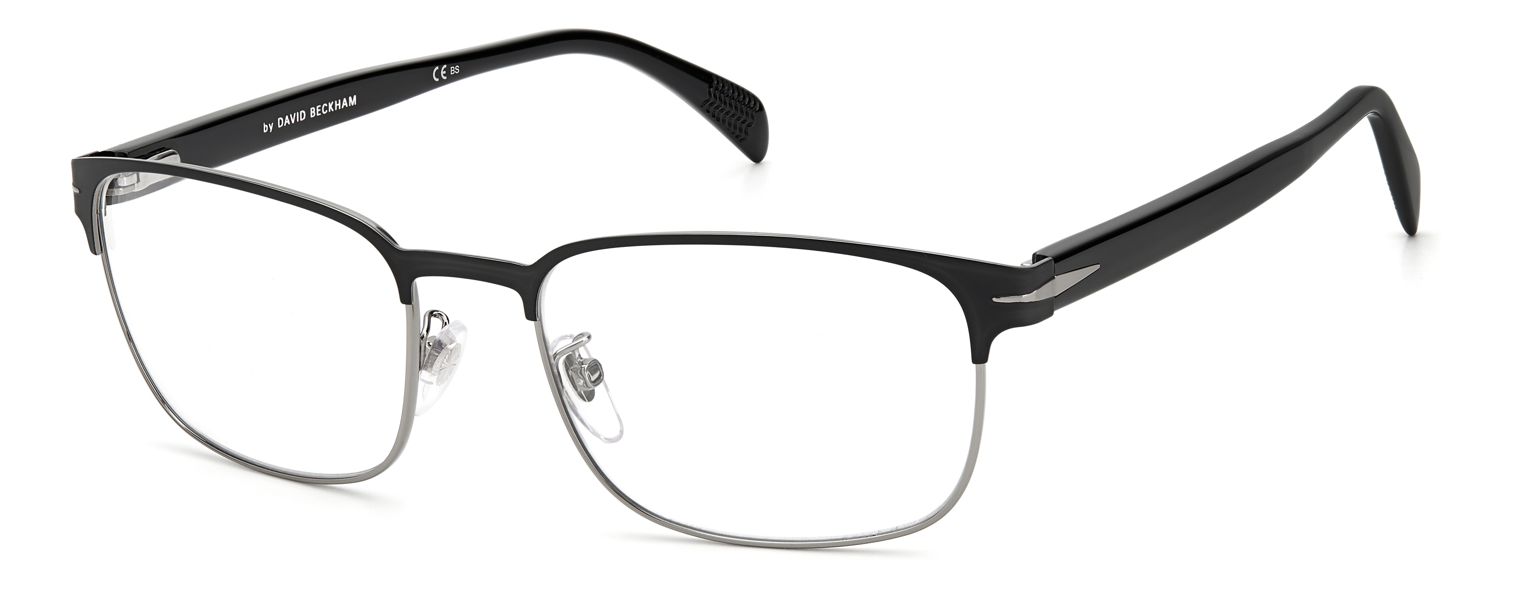 David Beckham Demo Rectangular Mens Eyeglasses DB 1066 0TI7 56 60$