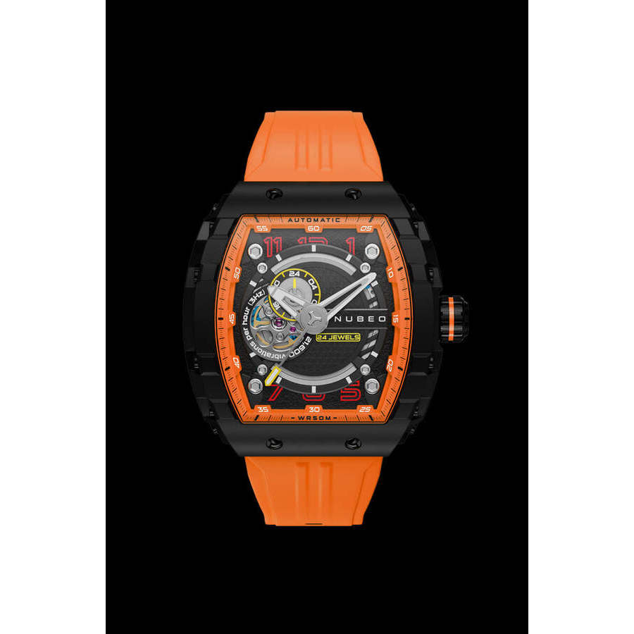 Nubeo Magellan Black Dial Mens Watch NB-6047-09 265$