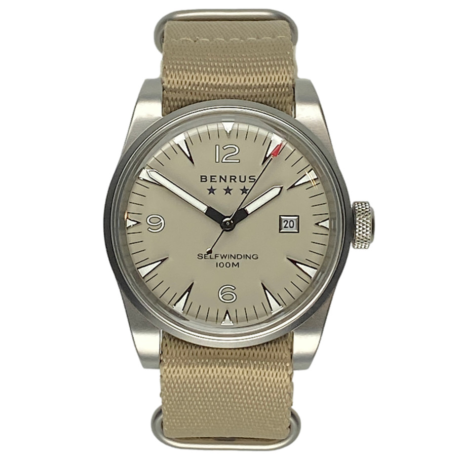Benrus Classic Automatic Mens Watch C1-SB-BE-NT