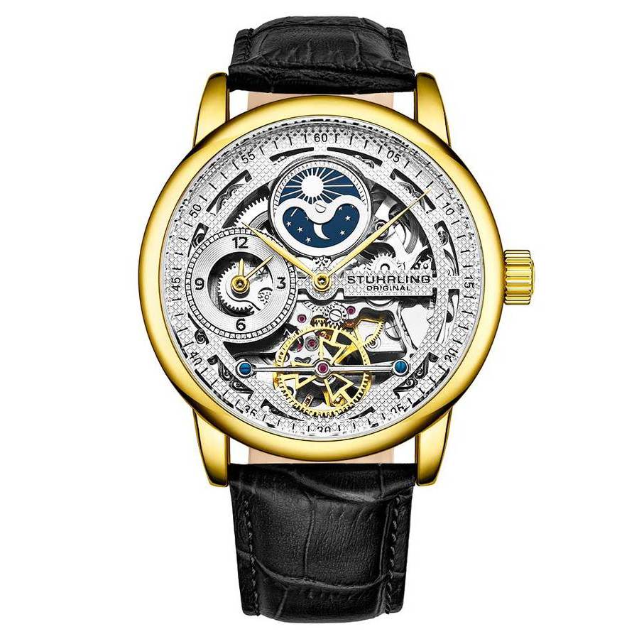 Stuhrling Original Legacy Silver-tone Dial Mens Watch M15659