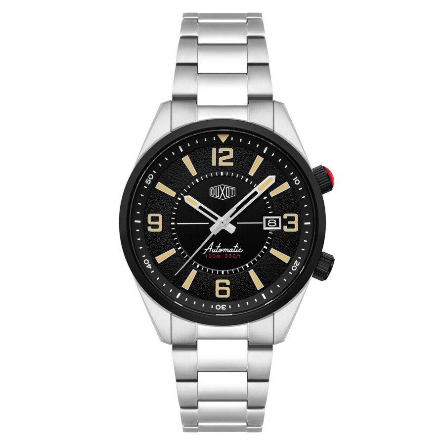 Duxot Ascensus Automatic Black Dial Mens Watch DX-2015-77