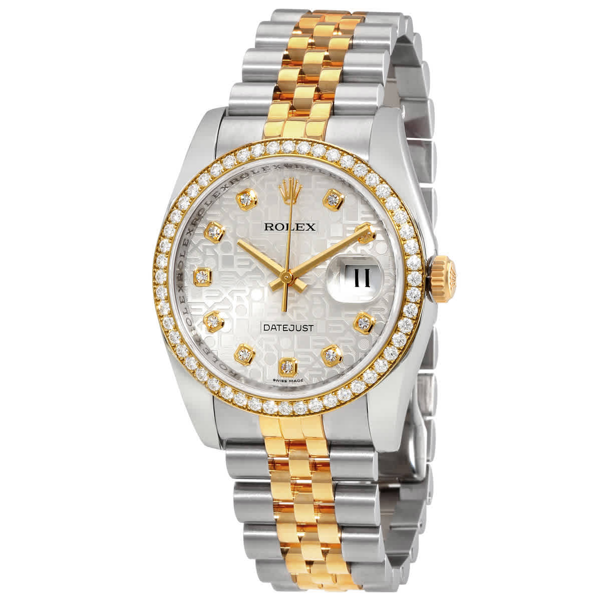 Rolex Datejust Silver Dial Automatic Stainless Steel and 18 Carat Yellow Gold Ladies Watch 116243SJDJ Rolex Datejust Silver Dial Automatic Stainless Steel and 18 Carat Yellow Gold Ladies Watch 116243SJDJ