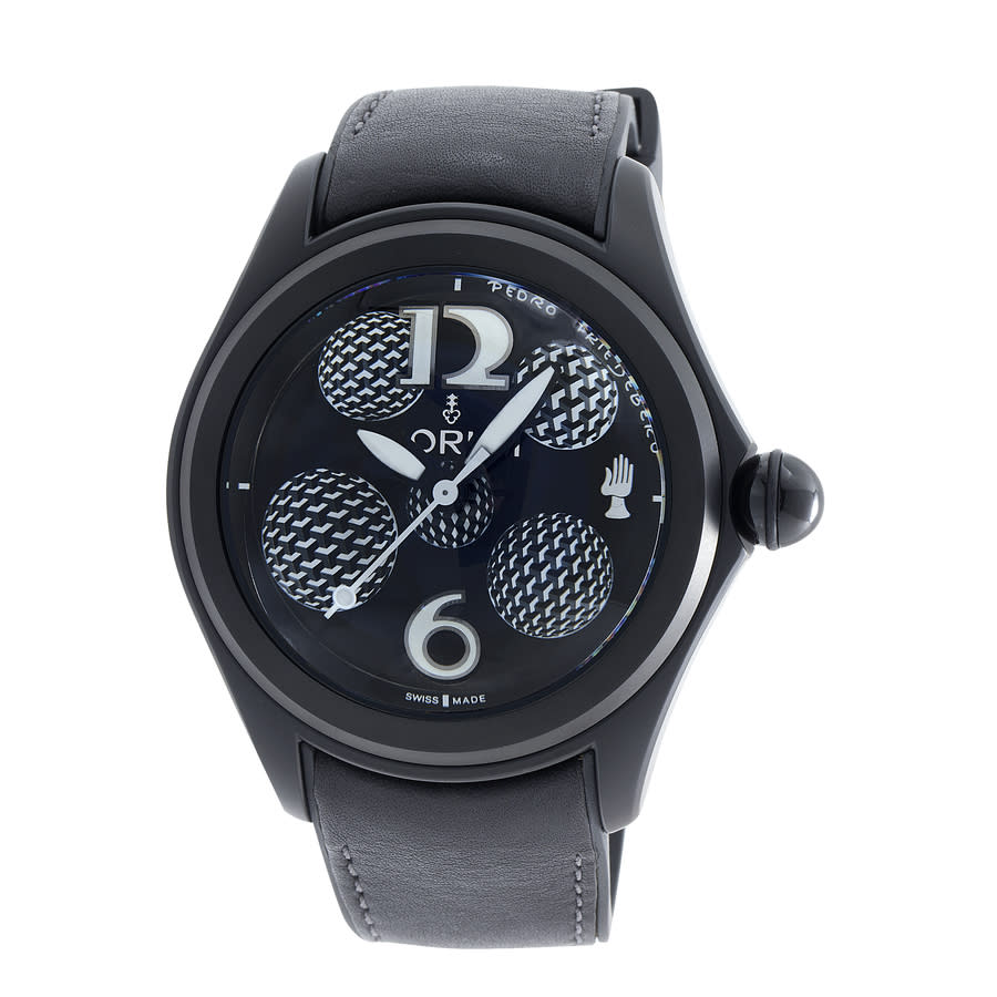 Corum Bubble Automatic Black Dial Mens Watch L08202872 1995$
