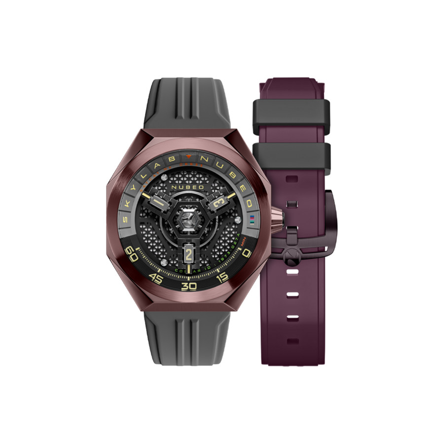 Nubeo Skylab Automatic Black Dial Mens Watch NB-6083-0E 450$