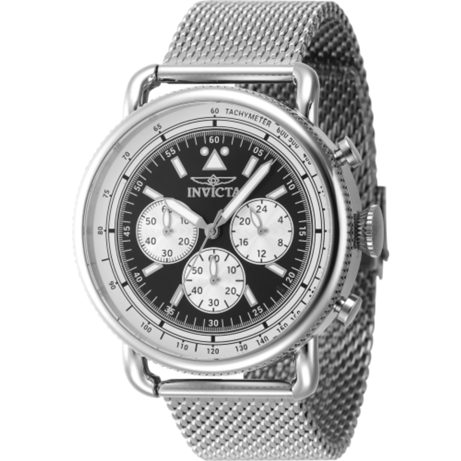 Invicta Speedway Zager Exclusive Chronograph Quartz Black Dial Mens Watch 47358 67$