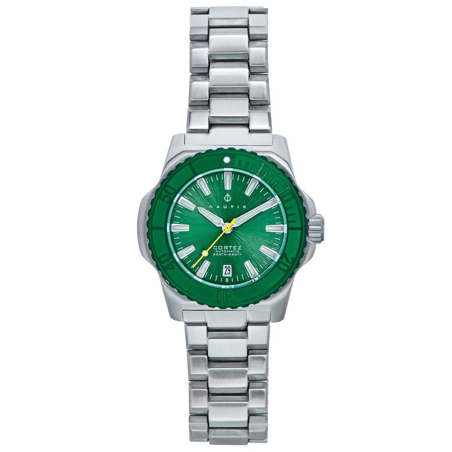 Nautis Cortez Green Dial Mens Watch NAUN102-3 404$