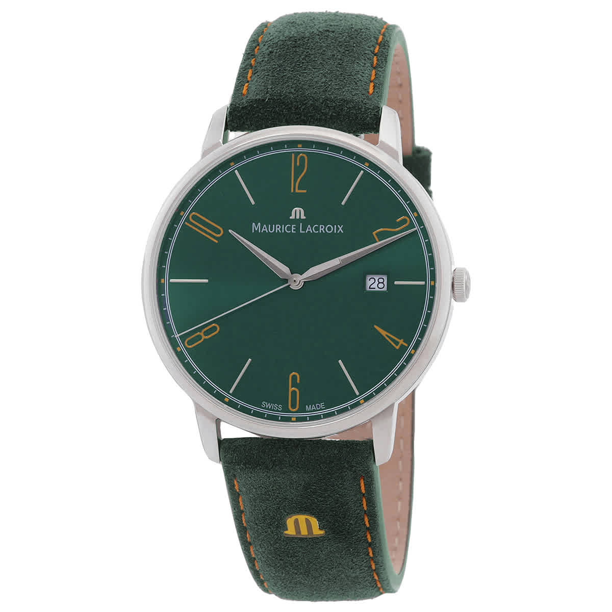 Maurice Lacroix Eliros Quartz Green Dial Unisex Watch EL1118-SS001-620-5 229$