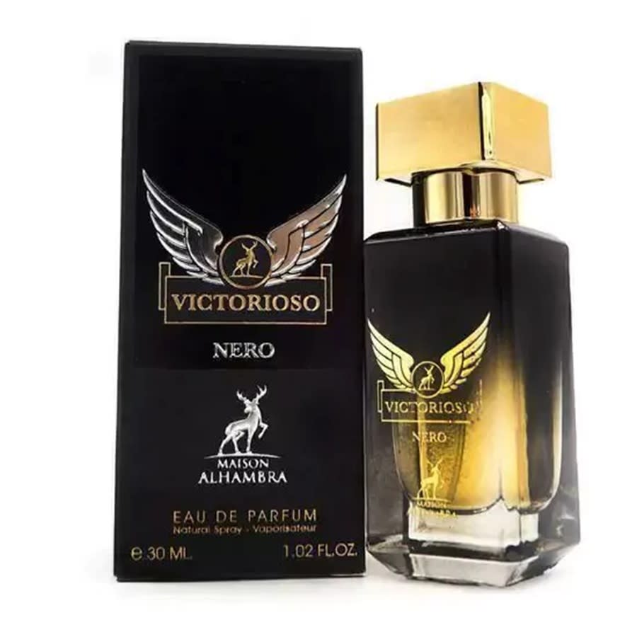Maison Alhambra Mens Victorioso Nero EDP Spray 1.0 oz Fragrances 6290360596488