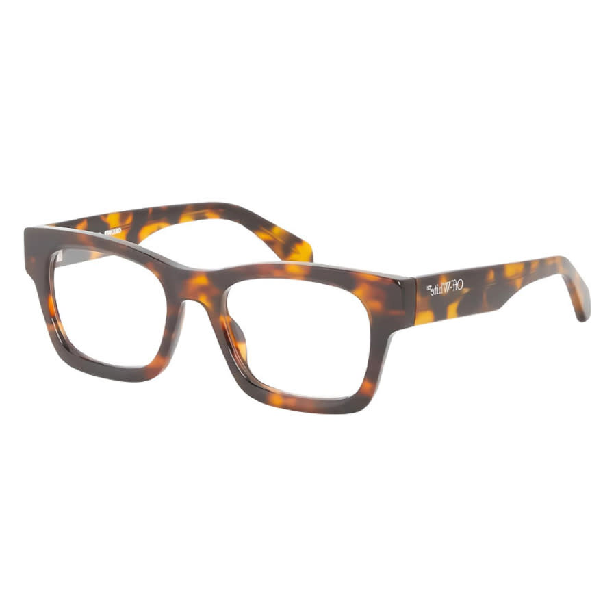 Off-White Unisex Black Square Eyeglass Frames OERJ078STYLE78 6000