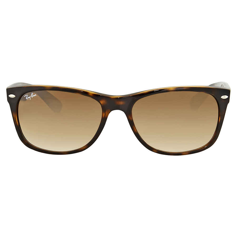 Ray-Ban Unisex Sunglass New Wayfarer Classic -  Frame color: Light Havana, Lens color: Light Brown Gradient