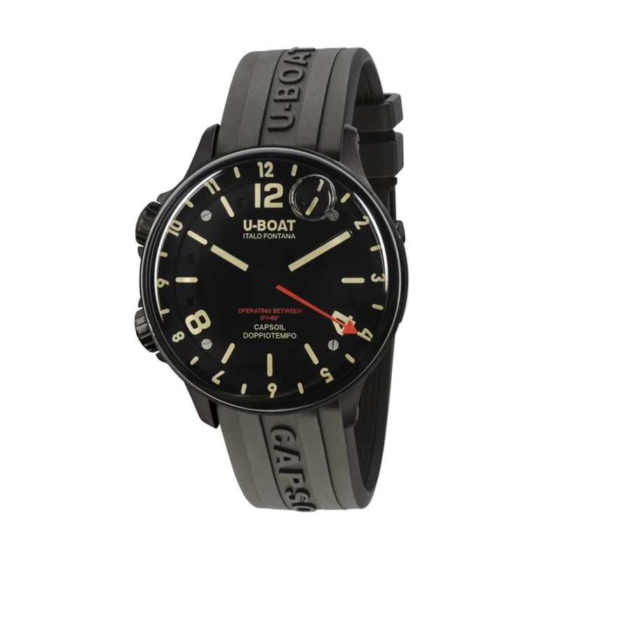 U-Boat Capsoil Quartz Black Dial Mens Watch 8770 1525$