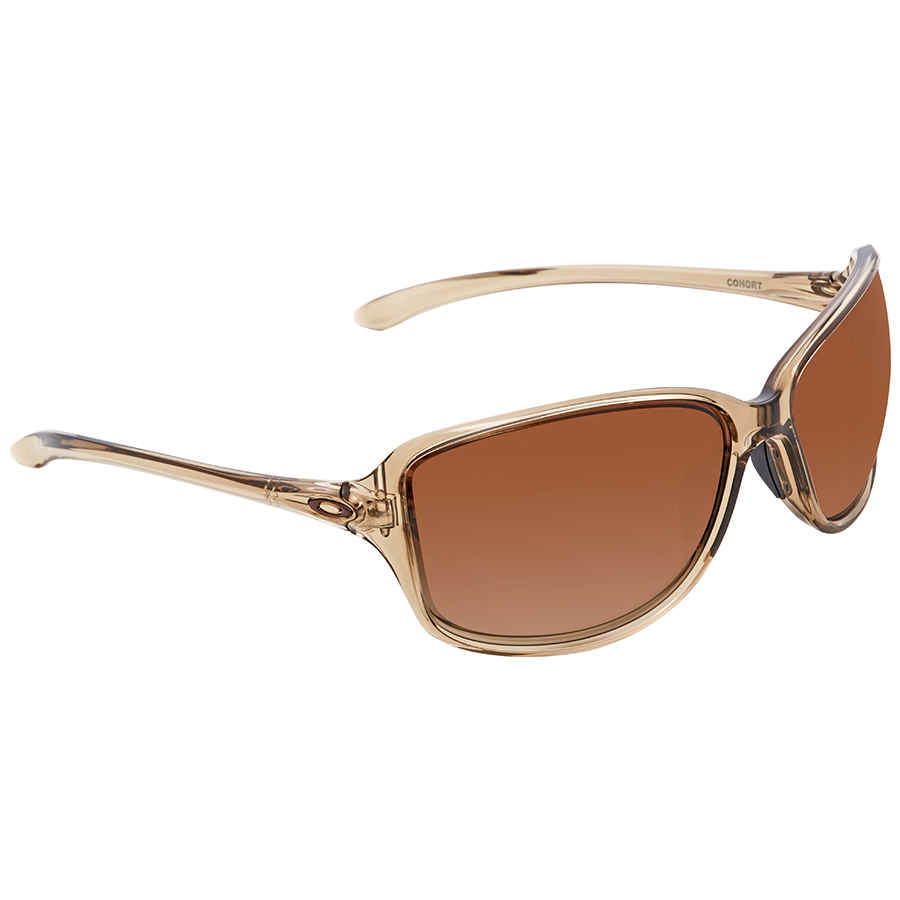 Oakley Cohort Dark Brown Gradient Sport Ladies Sunglasses Oo9301 930102 61  | ModeSens