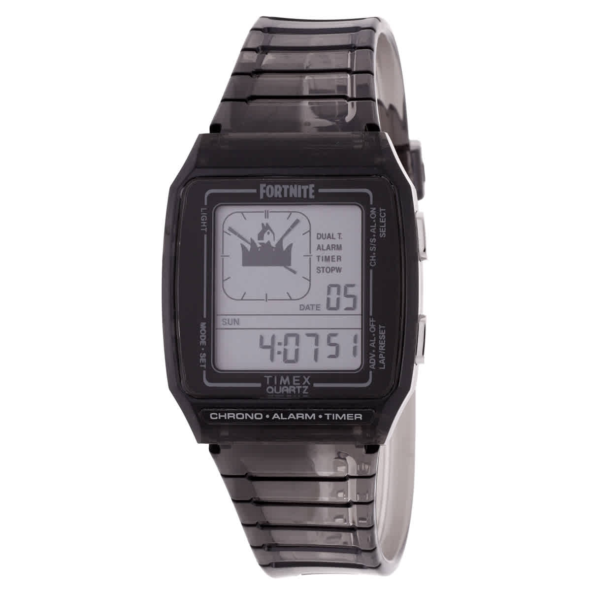 Timex Q Timex LCA x Fortnite Alarm Quartz Digital Unisex Watch TW2W96500 67$