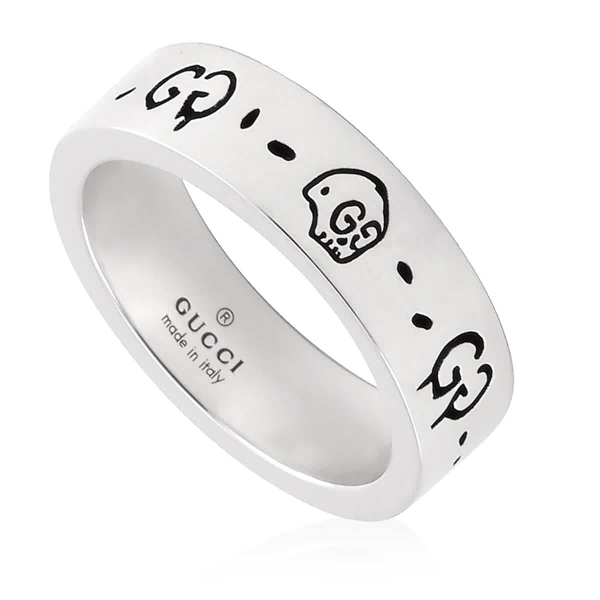 Gucci ghost hotsell ring men