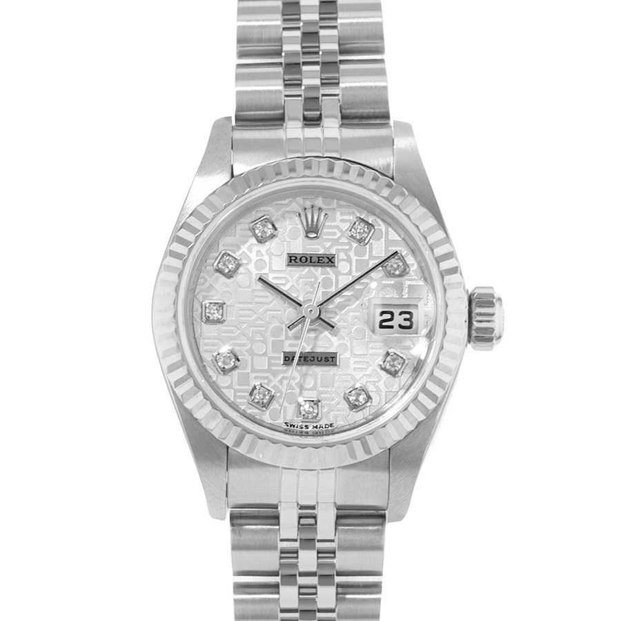 Preowned Rolex Datejust 26 Automatic Chronometer Diamond Ladies Watch 79174 SJDJ