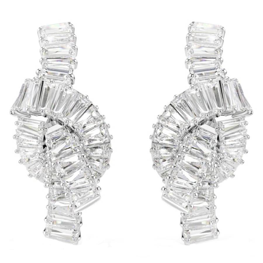 Swarovski Matrix Baguette Cut Crystal Earrings 121$