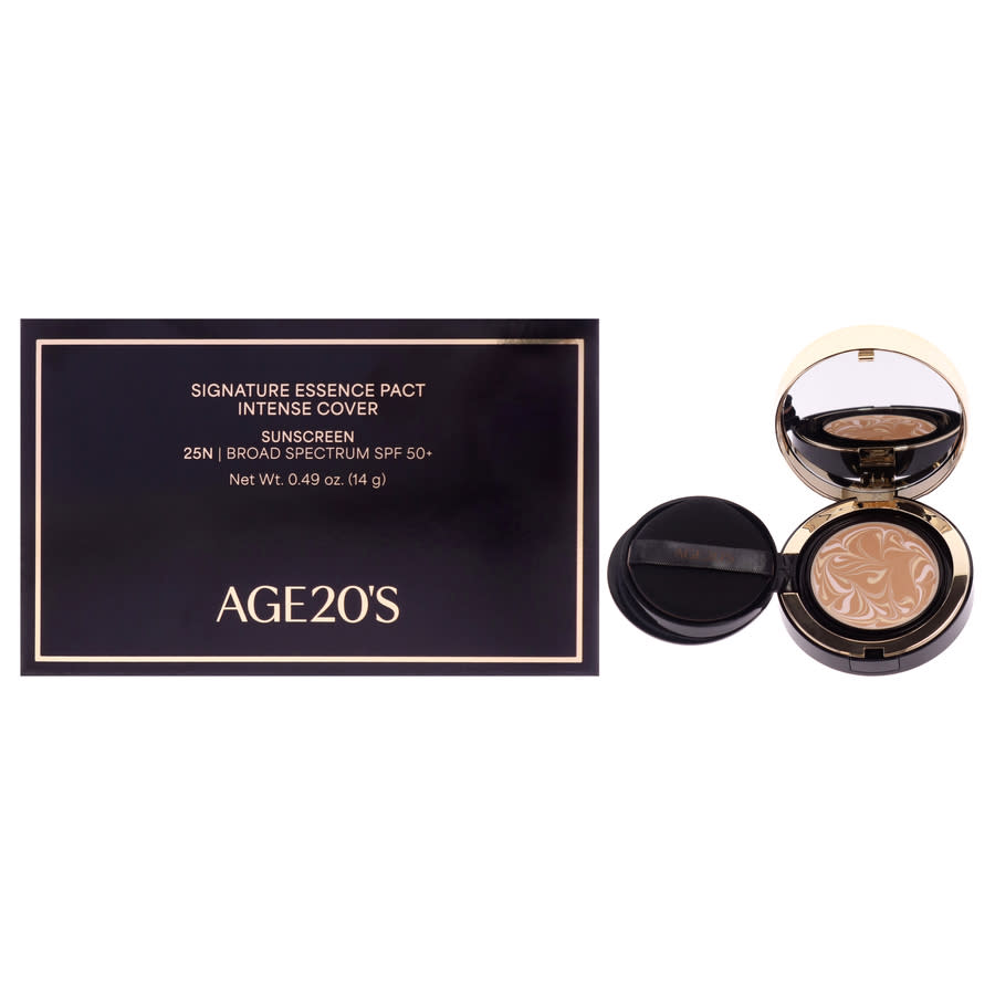 Age20s Ladies Signature Essence Pact Intense Cover SPF 50 Plus 0.49 oz 25N Sand Makeup 8801046450642