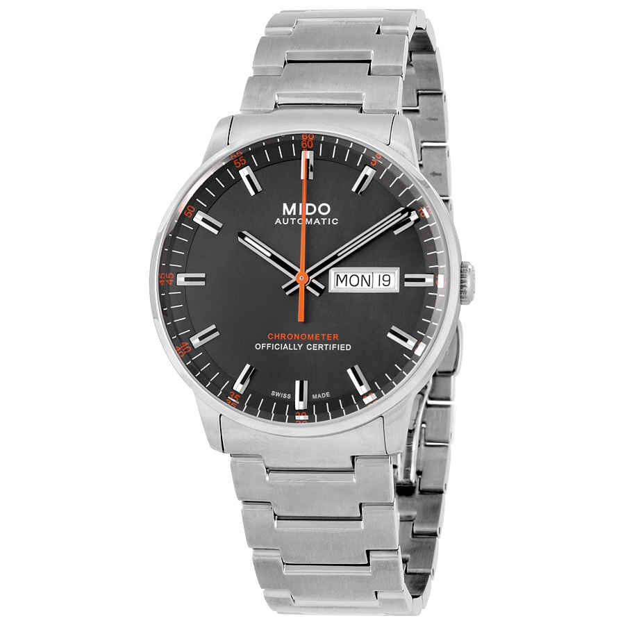 Mido Commander II Automatic Chronometer Grey Dial Mens Watch M021.431.11.061.01
