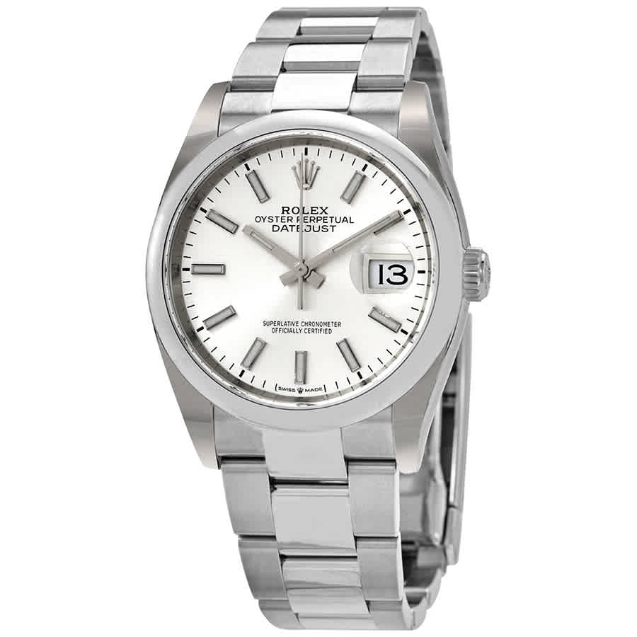Rolex Datejust 36 Automatic Silver Dial Mens Oyster Watch 126200SSO