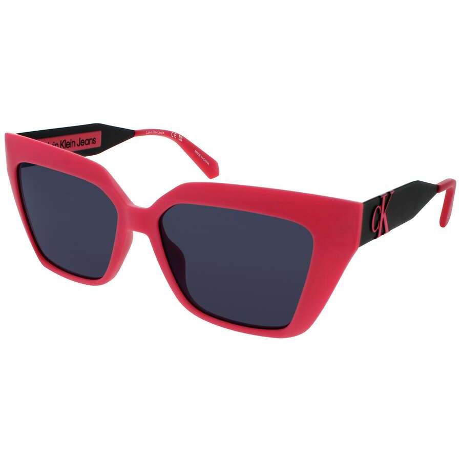 Calvin Klein Ladies Pink Rectangular Eyeglass Frames CKJ-CKJ22639S-675