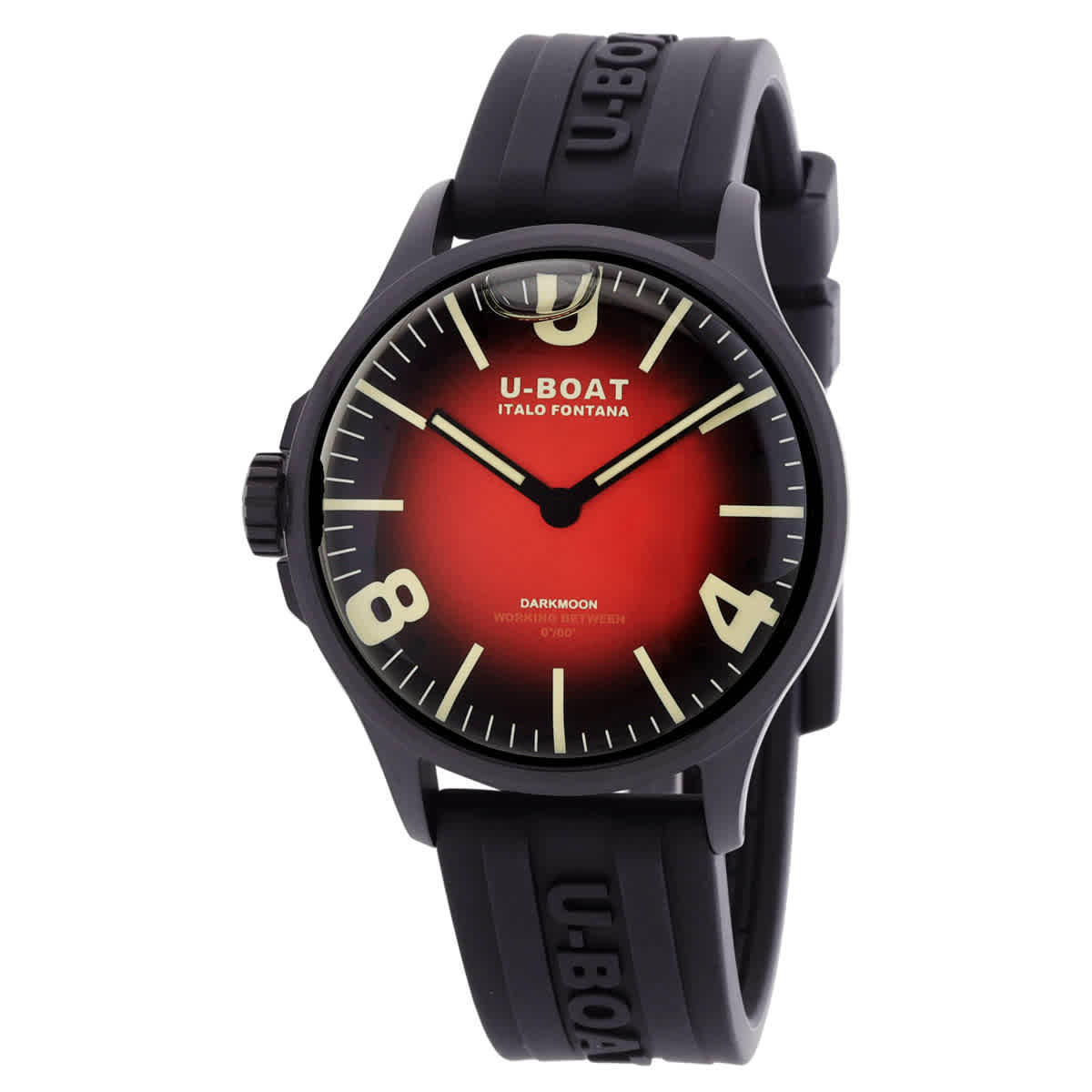 U-Boat Lefty Darkmoon Quartz Red Dial Mens Watch 8697 895$