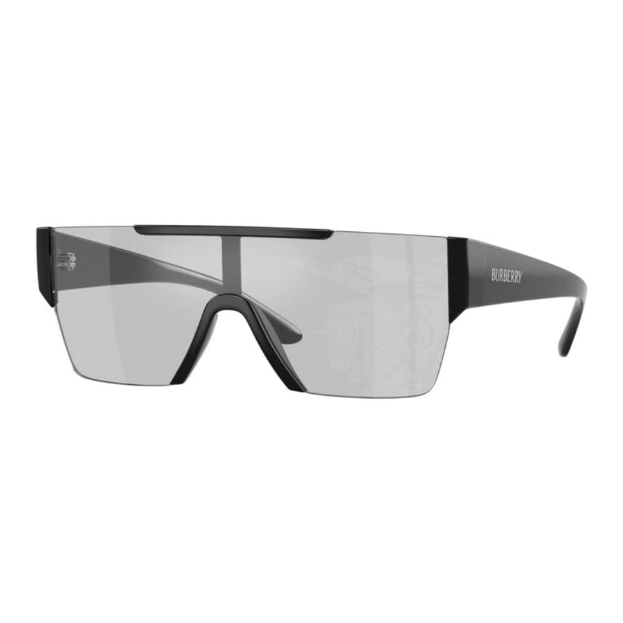 Burberry Man Sunglass BE4291 - Frame color: Black, Lens color: Light Grey Tampo Silver