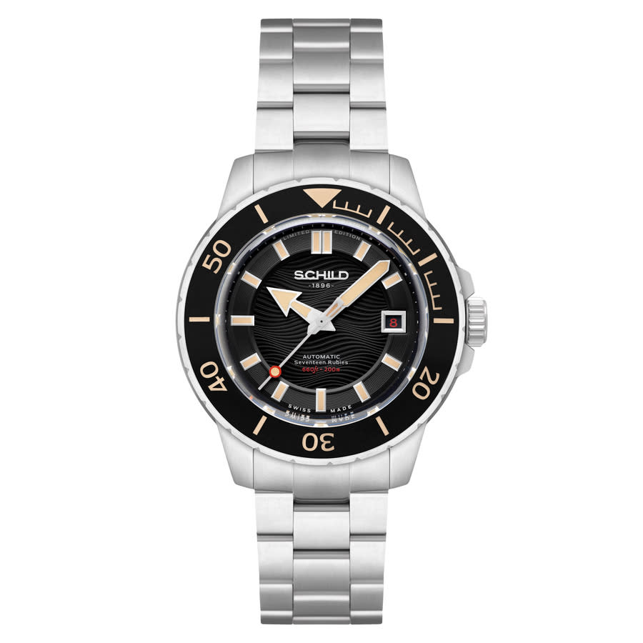 Schild Hermann Automatic Black Dial Mens Watch SC-1016-11