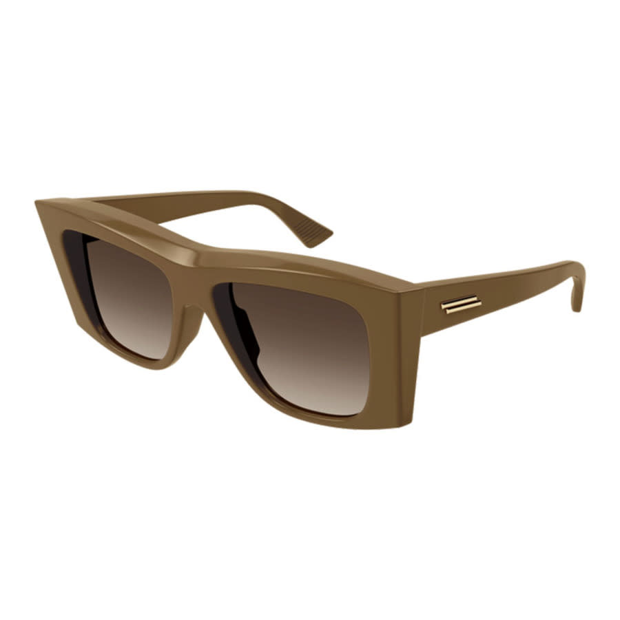 Bottega Veneta BV1270S004 Square Full Rim Sunglasses — Brown