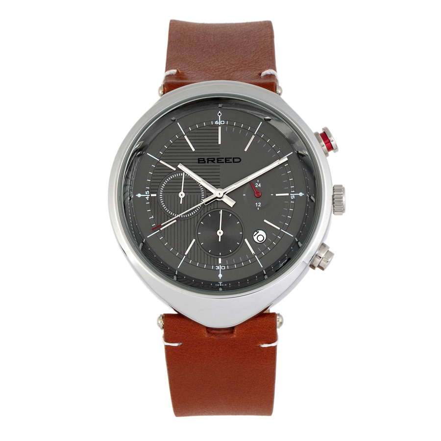 Breed Tempest Chronograph Quartz Grey Dial Mens Watch BRD8604