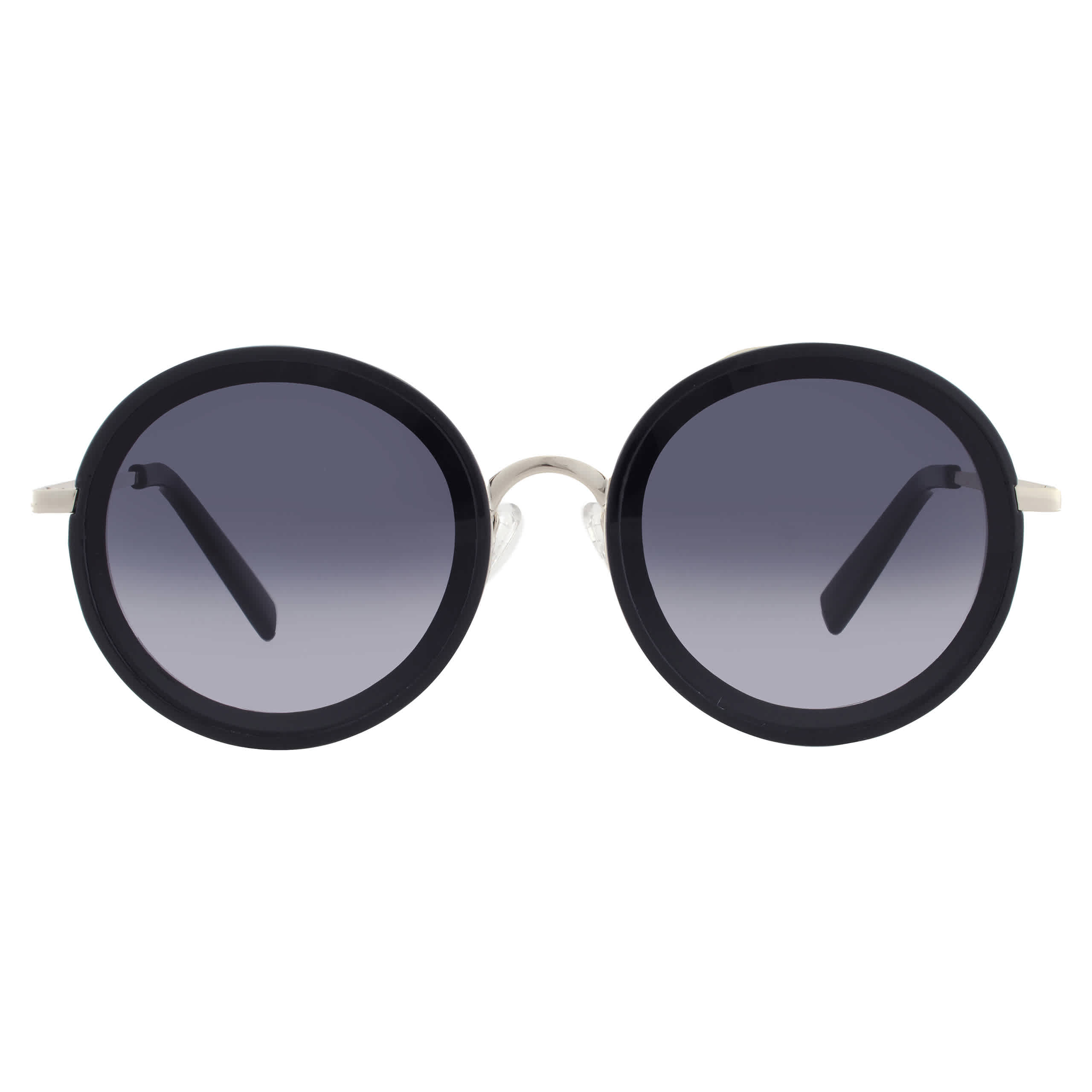 Guess Factory Smoke Gradient Round Ladies Sunglasses GF0330 01B 59