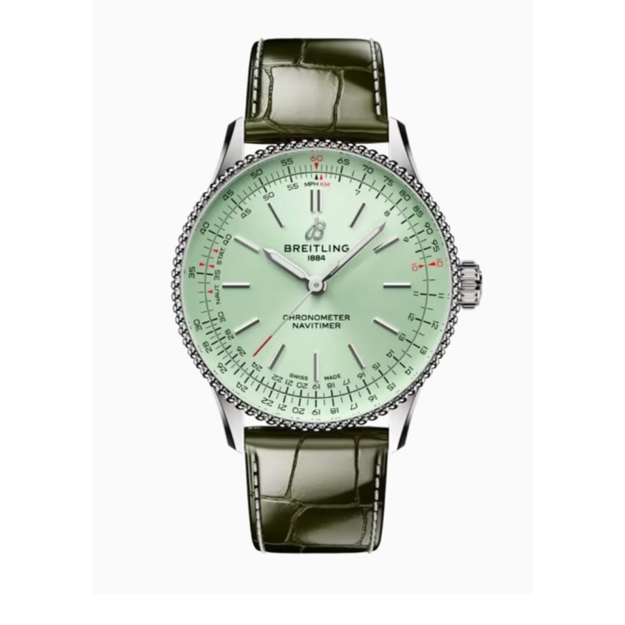 Breitling Navitimer Automatic Chronometer Green Dial Unisex Watch A17327361L1P1