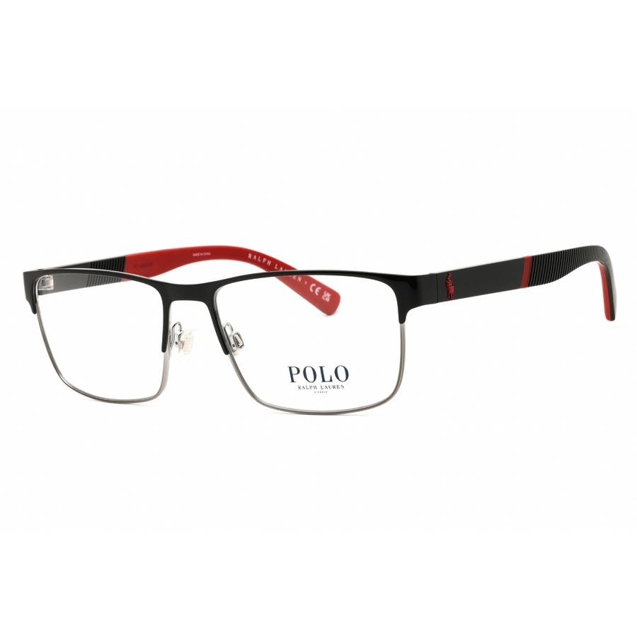 Polo Ralph Lauren Men's Eyeglasses, PH1215 - Shiny Black, Gunmetal