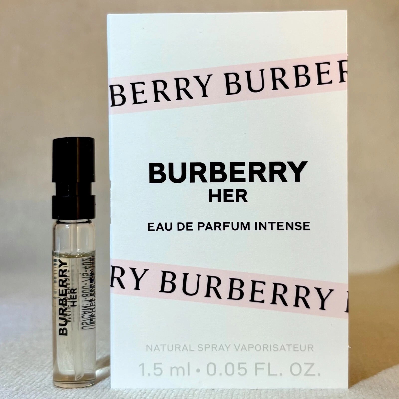 Burberry Ladies Burberry Her Intense EDP Spray 005 oz Fragrances 3616305186188 10$